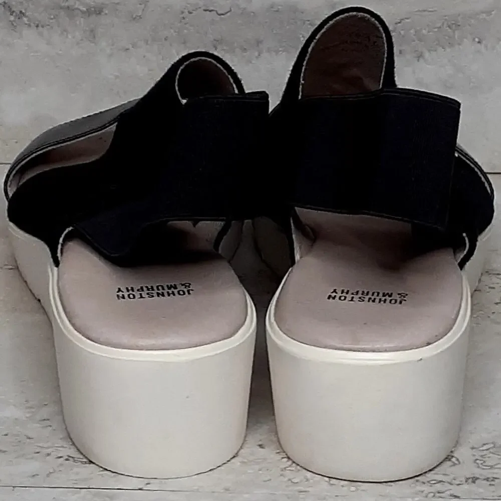 Johnston & Murphy black leather